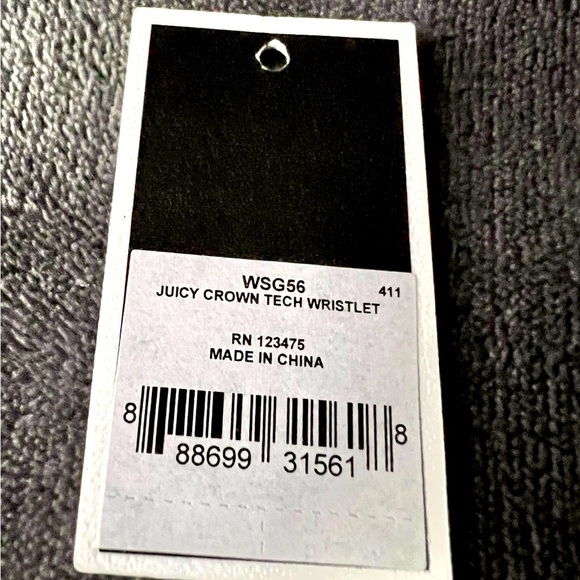 Juicy Couture Crown Tech Wristlet Navy Blue - Picture 5 of 8